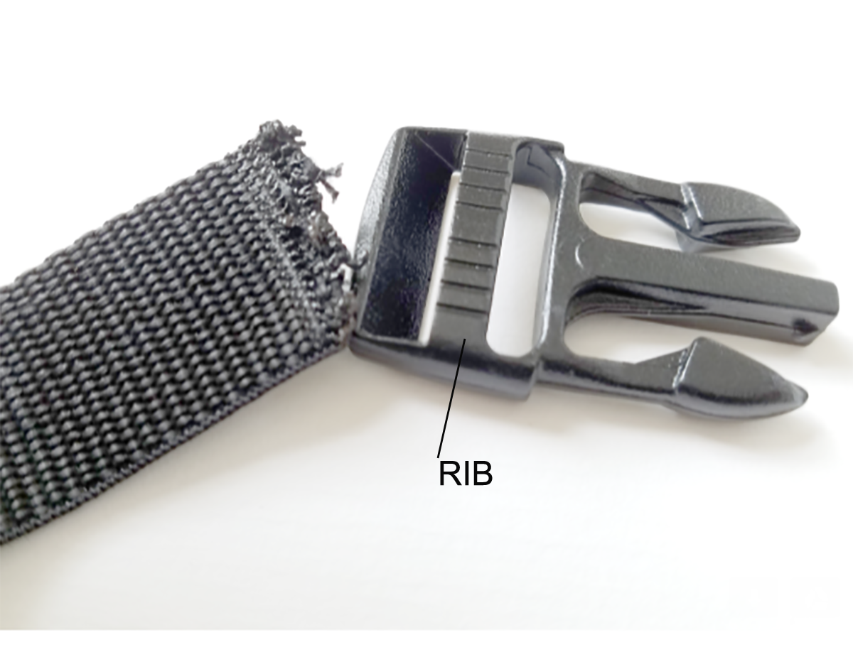 How to thread a nylon strap or belot into a clip buckle